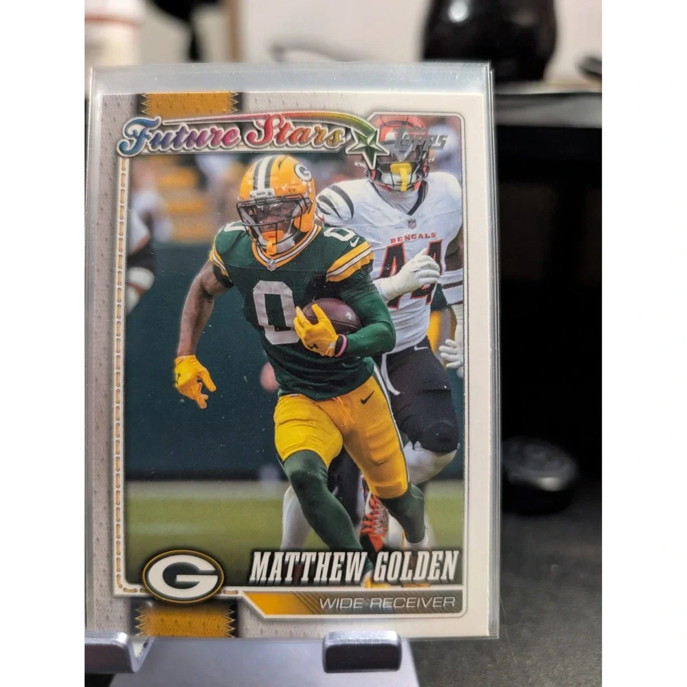 Matthew Golden Green Bay Packers Topps Future Stars Wide Receiver Trading Card